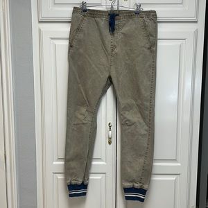 Chino Jogger 36 (inseam 27” to the bottom of the cuff)